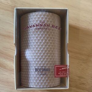 Natural Beeswax Candle - Cream